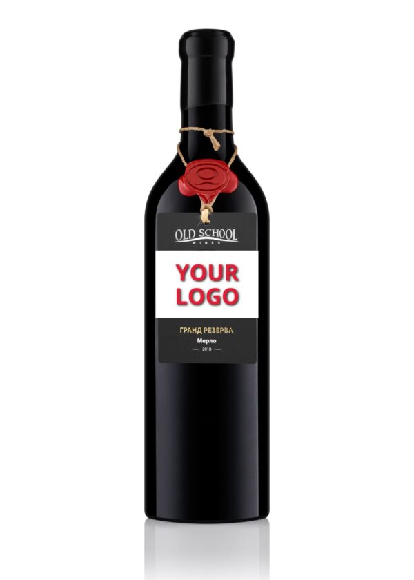 Company logo on the label